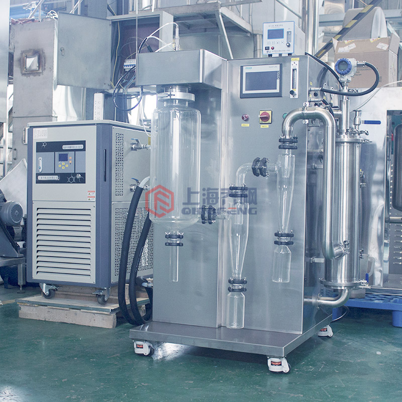 實驗型閉路 氮氣循環噴霧干燥機 QFN-BL-D1玻璃干燥室款